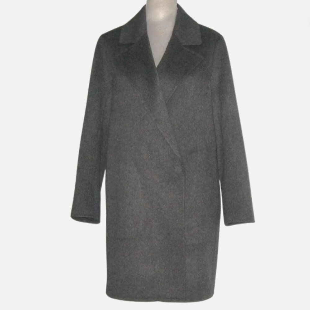 Theory Wool/Cashmere Gray Coat